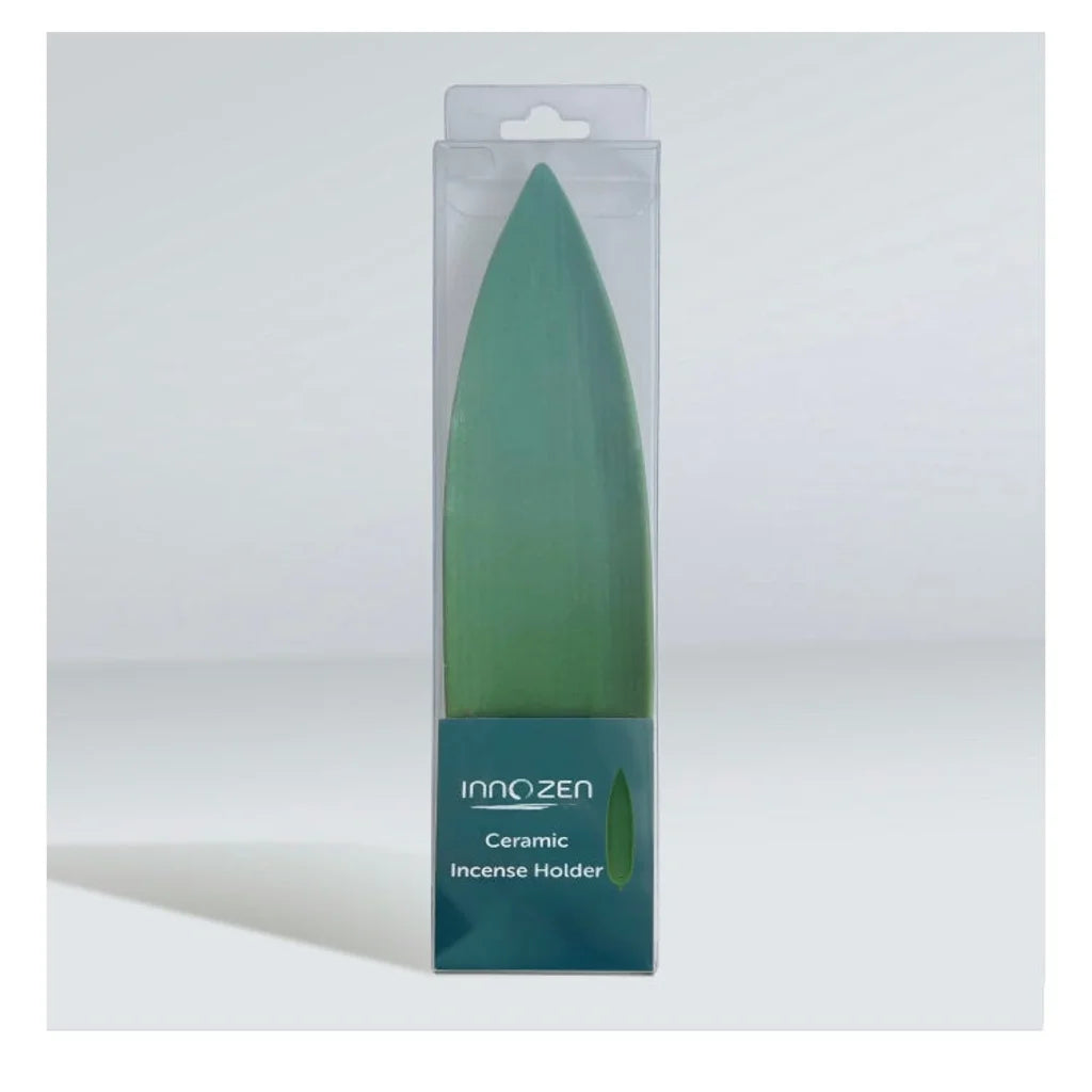 Ceramic House Plant Leaf Incense Burner Holder