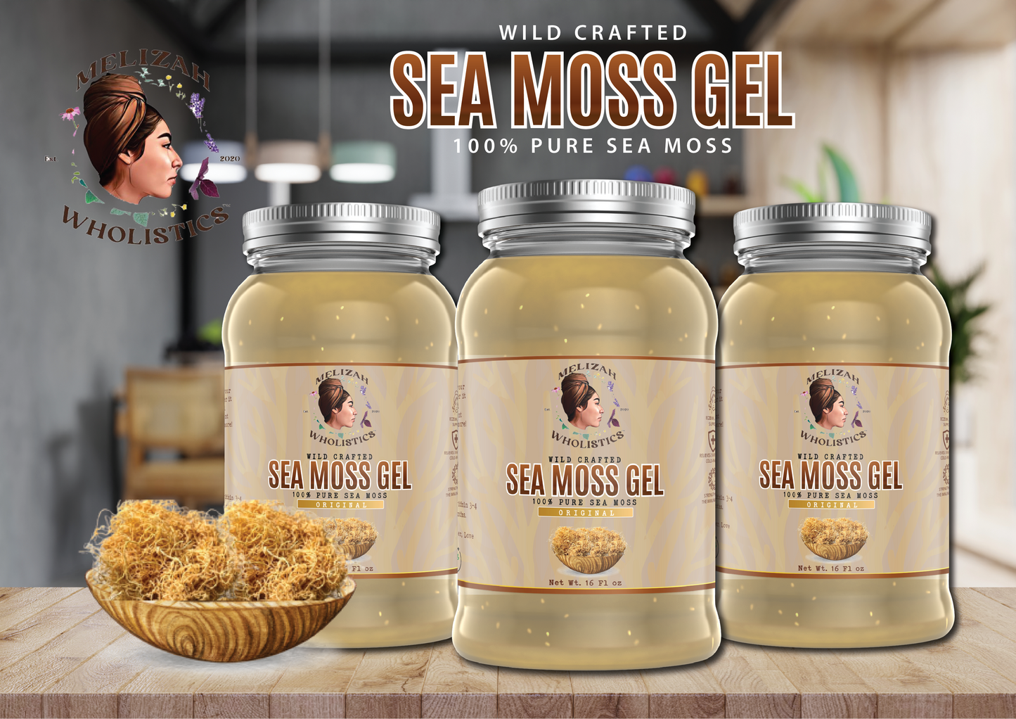 Sea Moss Gel 100% Real (Honduras)
